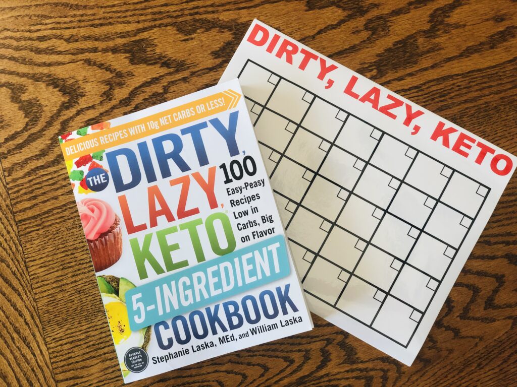 keto meal prep help inside The DIRTY LAZY KETO 5-Ingredient Cookbook by Stephanie Laska