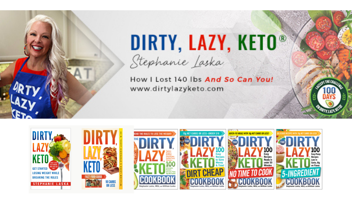 Weight Loss Transformation. What Ketosis and a Low Carb, Keto Diet Can Do! DIRTY LAZY KETO by Stephanie Laska