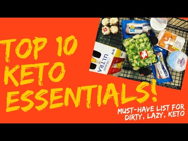 keto essentials: keto items you cant live without