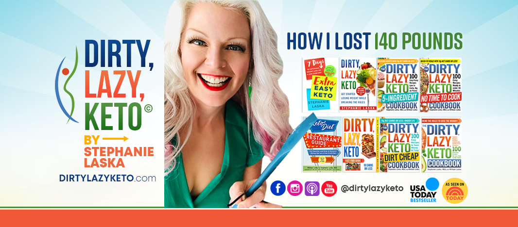 Start Ketosis with DIRTY LAZY KETO - the extra easy keto way to lose weight for good!