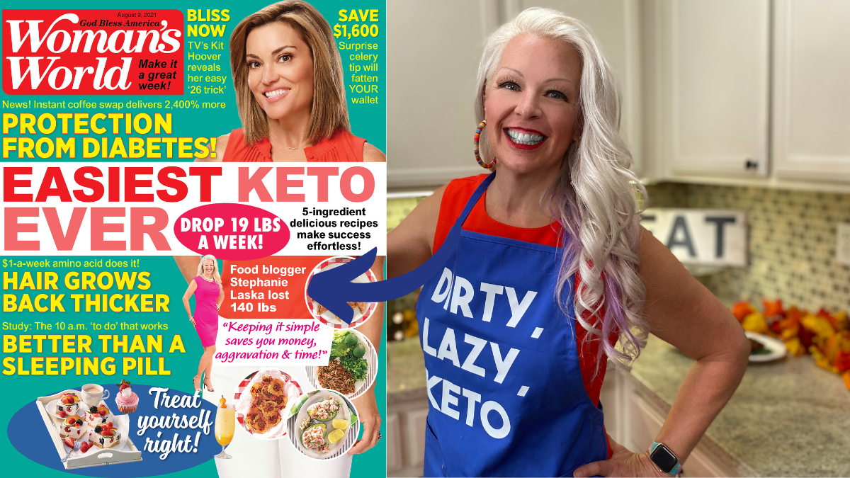 Weight Loss Transformation. What Ketosis and a Low Carb Diet Did to Help Me Lose Weight and Create the DIRTY LAZY KETO Diet by Stephanie Laska