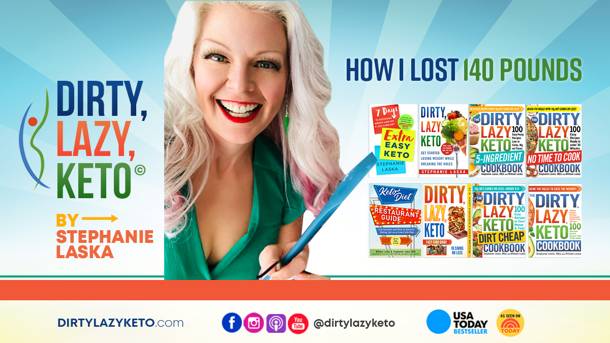 Ketosis Recipes and the DIRTY LAZY KETO by Stephanie Laska